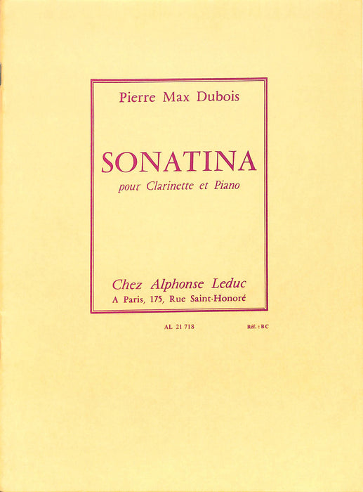 Sonatine (clarinet & Piano)