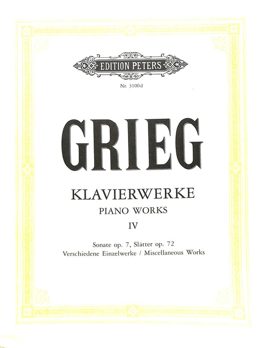 Piano Works Vol.4   鋼琴 彼得版