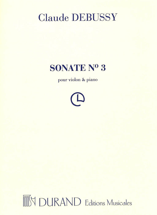 Sonate (Sonata) for Violin and Piano 德布西 奏鸣曲 小提琴 钢琴