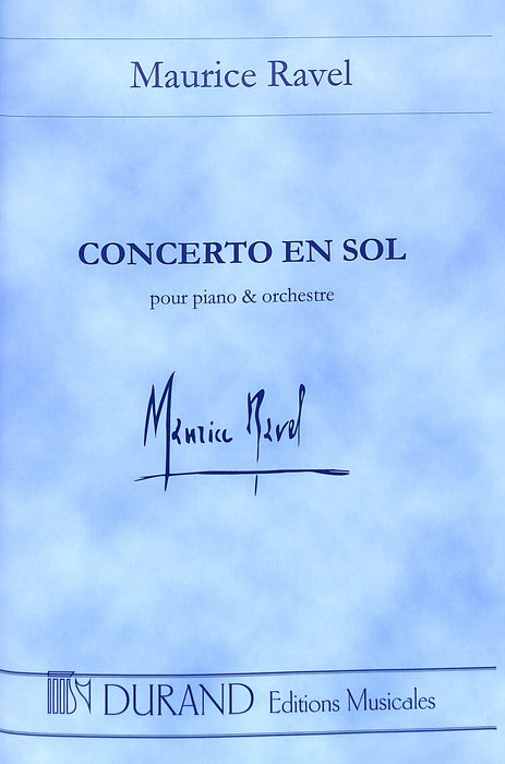 Concerto in G for Piano & Orchestra Score 拉威爾摩利斯 協奏曲 鋼琴 管弦樂團