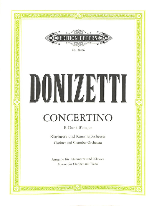 Clarinet Concertino in B flat     