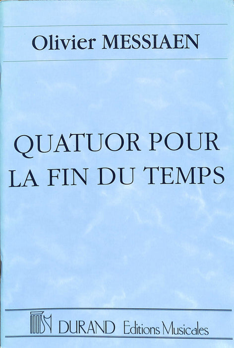 Quatuor pour la Fin du Temps (Quartet for the End of Time) Pocket Score 梅湘 時間終止 小總譜