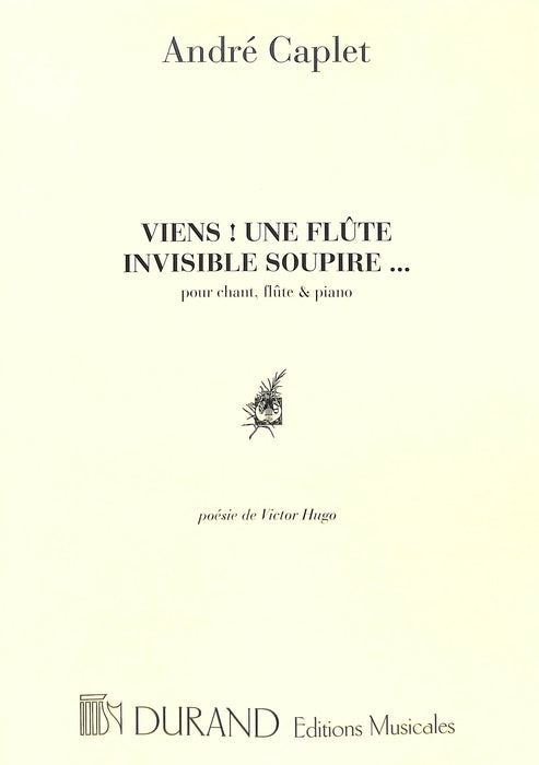 Viens! Une Flute invisible soupire Voice, flute and piano 長笛 鋼琴