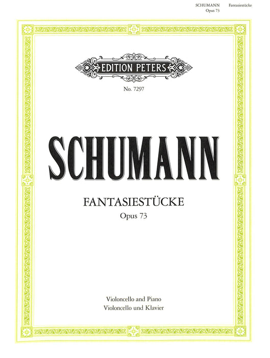 Fantasy Pieces Op.73  舒曼罗伯特 幻想小品 彼得版