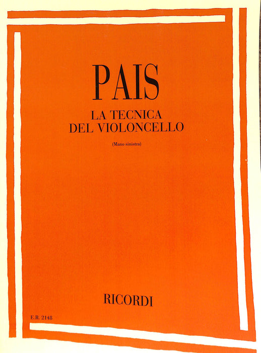 La Technica del Violoncello (Left Hand) Cello Method