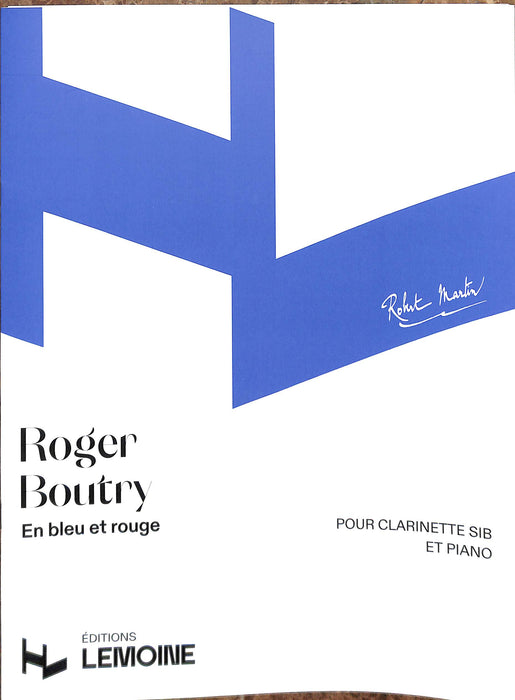 En bleu et rouge for Clarinet and Piano