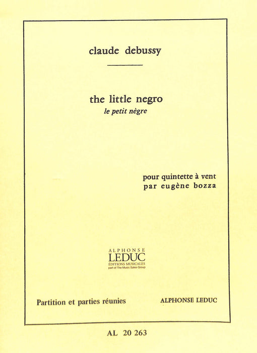 Le Petit Nègre for Wind Quintet 德布西 管樂五重奏