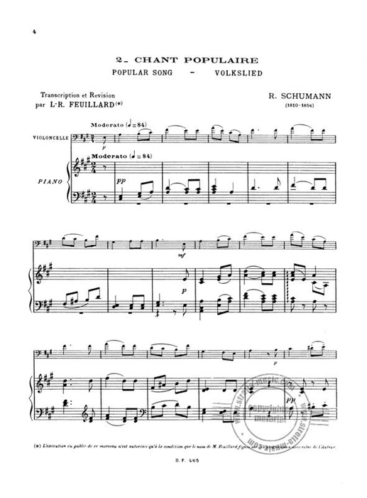 Le jeune violoncelliste Vol. 3B