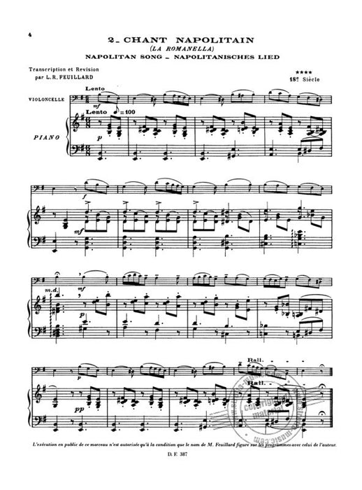 Le jeune violoncelliste Vol. 1B Vol. 1B Vol. 1B