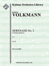 Serenade No. 2 for Strings in F, Op. 63