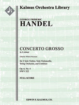 Concerto Grosso in A minor, Op. 6, No. 4, HWV 322