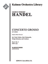 Concerto Grosso in A minor, Op. 6, No. 4, HWV 322