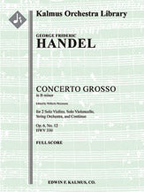 Concerto Grosso in B minor, Op. 6 No. 12, HWV 330