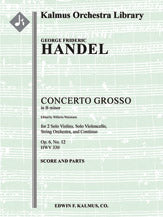 Concerto Grosso in B minor, Op. 6 No. 12, HWV 330