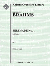Serenade No. 1 in D, Op. 11