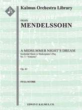 A Midsummer Night's Dream: Incidental Music, Op. 61; No. 7: Notturno