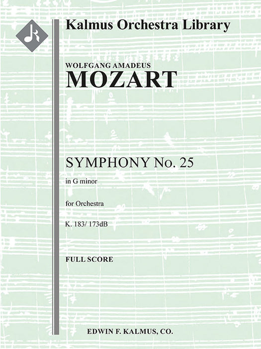 Symphony No. 25 in G minor, K. 183/173dB