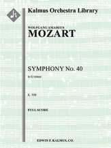 Symphony No. 40 in G minor, K. 550