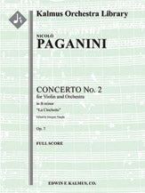 Concerto for Violin No. 2 in B minor, Op. 7: 'La Clochette' (La Campanella)