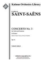 Concerto for Violin No. 3 in B minor, Op. 61