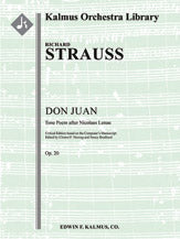 Don Juan, Op. 20 (critical edition)