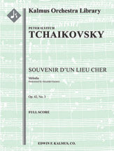 Souvenir d'un Lieu Cher, Op. 42; No. 3: Melodie
