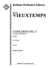 Concerto for Violin No. 5 in A minor, Op. 37 'Gretry'