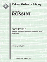L'italiana in Algeri (Die Italienerin in Algier): Overture (German edition)