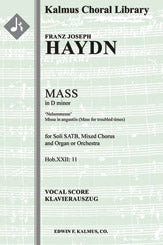 Missa in D minor, Hob.XXII: 11 'Nelsonmesse' (Lord Nelson Mass; Coronation Mass; Missa in Angustiis)