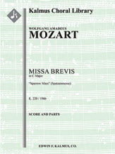 Missa Brevis in C, K. 220/196b "Sparrow Mass" (Spatzenmesse)