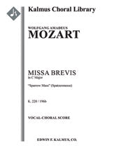 Missa Brevis in C, K. 220/196b "Sparrow Mass" (Spatzenmesse)