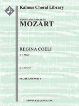Regina Coeli in C, K. 276/321b