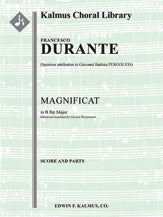Magnificat in B-flat [Spurious attribution to Pergolesi]