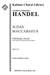 Judas Maccabaeus, HWV 63, Act III, Final Chorus: Hallelujah, Amen