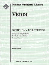 Symphony for Strings in E minor