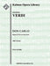 Don Carlo (1886 Version in 5 or 4 Acts)