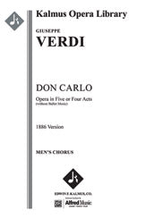 Don Carlo (1886 Version in 5 or 4 Acts)