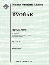 Romance in F minor, Op. 11/ B. 39 (critical edition)