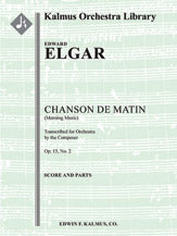 Chanson de Matin, Op. 15/2 [composer's transcription]