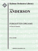 Forgotten Dreams for Piano and Orchestra