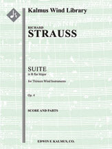 Suite in B flat for 13 Wind Instruments, Op. 4