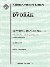 Slavonic Dances Op. 72/B. 147, Nos. 1-4, critical edition