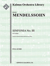 Sinfonia No. 3: String Symphony in E minor