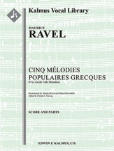 Cinq Melodies Populaires Grecques (Five Greek Folk Melodies)
