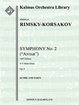 Symphony No. 2 in F-sharp minor, Op. 9 'Antar' (1897 version)
