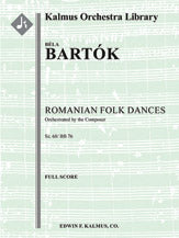 Romanian Folk Dances, Sz. 68/ BB 76