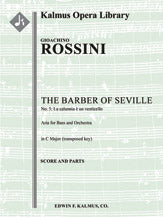 The Barber of Seville: No. 5: Act I, Aria: La calunnia (bass; C) (Il Barbiere di Siviglia, excerpt)