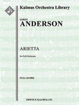 Arietta for Full Orchestra