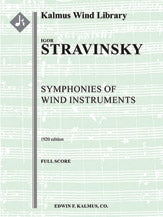 Symphonies of Wind Instruments (1920)