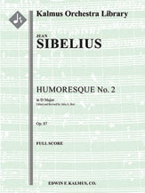 Humoresque No. 2 in D Major, Op. 87